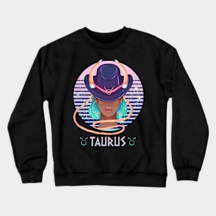 Retro Taurus Zodiac Crewneck Sweatshirt